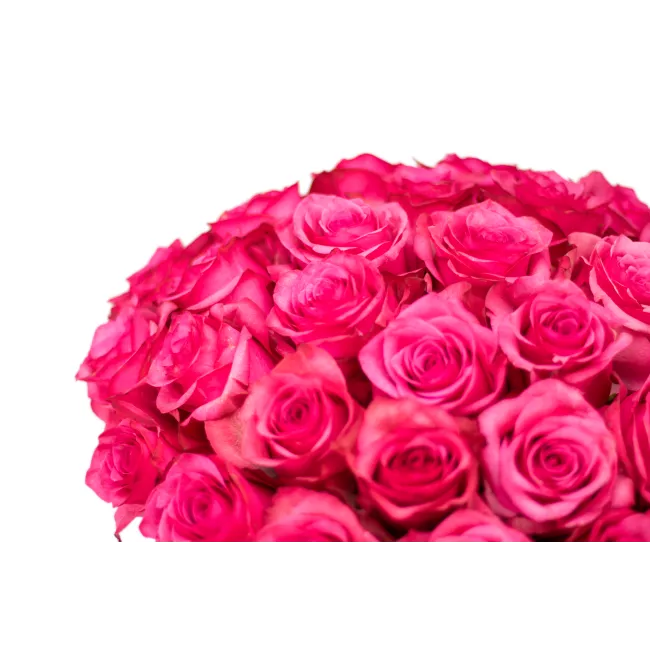 Flower box with roses